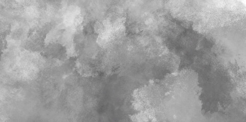 Blurred gray decorative plaster or concrete texture with grunge effect, Black grey texture with clouds, White powder explosion on black grunge texture, Gray abstract background with grainy clouds.