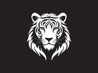 Black animals logo icon on white background