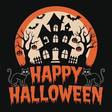 Beautiful Halloween vector design.