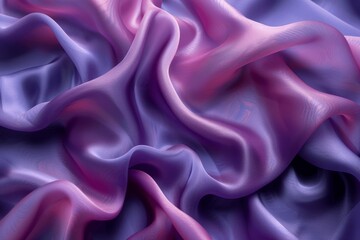 Obraz premium Elegant Purple Gradient Silk Satin Background
