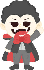 Halloween Cute Monster Vampire Costume Spooky Character