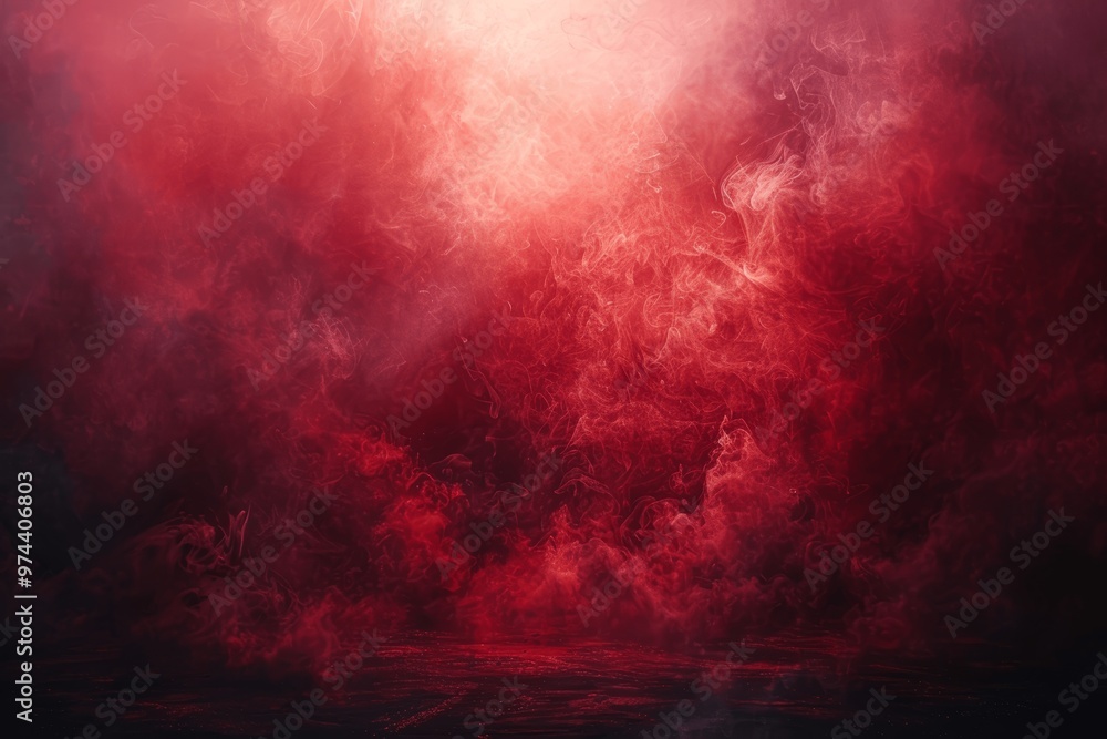 Poster elegant deep red gradient background with minimalist texture and high contrast
