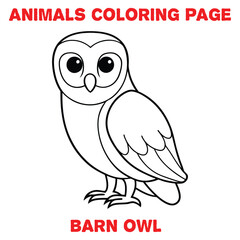 Naklejka premium animals coloring book for kisa