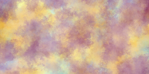 Colorful watercolor splatter brush painted digital art painting on paper or canvas, creating a calming and artistic colorful paint background, Fractal art background with multicolor creative design.