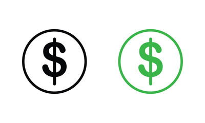 Money icon design Vector illustration.