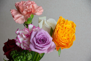 カラフルな花束