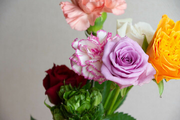 カラフルな花束