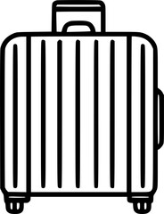 Travel suitcase outline icon, line vector sign, linear style sign, symbol, vector, art