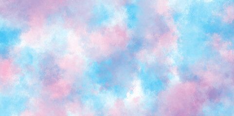 multicolor clouds texture watercolor picture painting illustration, Pastel colors wet effect hand drawn soft watercolor background, Abstract cloudy gradient background with multicolor cloudy stains.