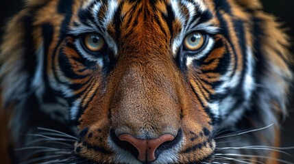 Close-up Portrait of a Tiger