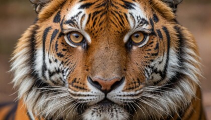 Close-up Portrait of a Tiger
