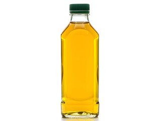 Bottle of cooking oil, isolated on white
