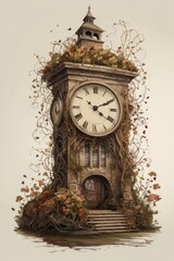 The Garden of Time: Blooming Moments and Lost Hours