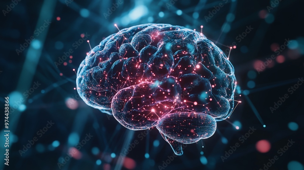 Poster experience the marvel of ai brain analysis, a frontier where technology and science merge to decode 