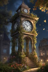 The Garden of Time: Blooming Moments and Lost Hours
