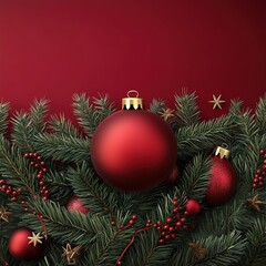 Obraz premium Merry christmas background