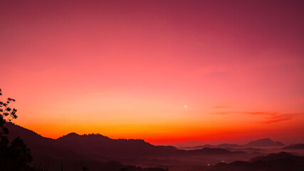 Colorful sky clouds in sunset or sunrise time,Beautiful nature landscape sky background