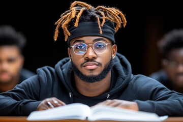 Focused Students Collaborating in a Productive Study Session, Engaging in Discussion and Tutoring Each Other, Demonstrating Effective Learning Strategies