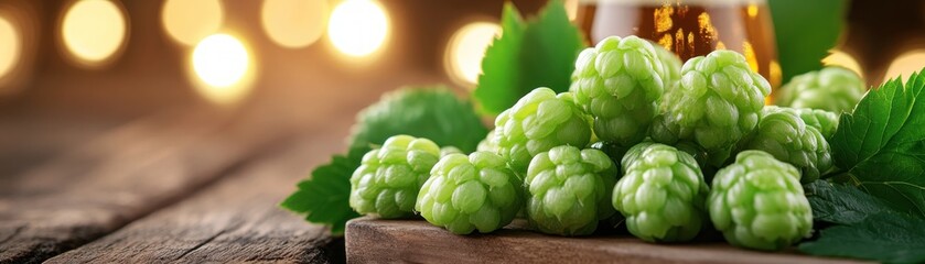 Fresh Hops and Brewing Tools in a Craft Brewery, Embracing the Essence of Craft Beer Culture, A Visual Exploration of the Brewing Process