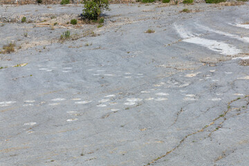 Dinosaurs Footprints, the Monumento Natural das Pegadas de Dinossáurios de Ourém Portugal