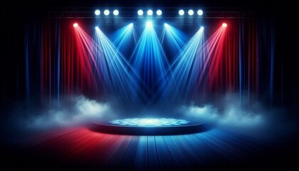Stage Light Background for Contemporary Dance Performances.