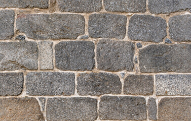 Textured Stone Wall Surface Detail Natural Construction Pattern