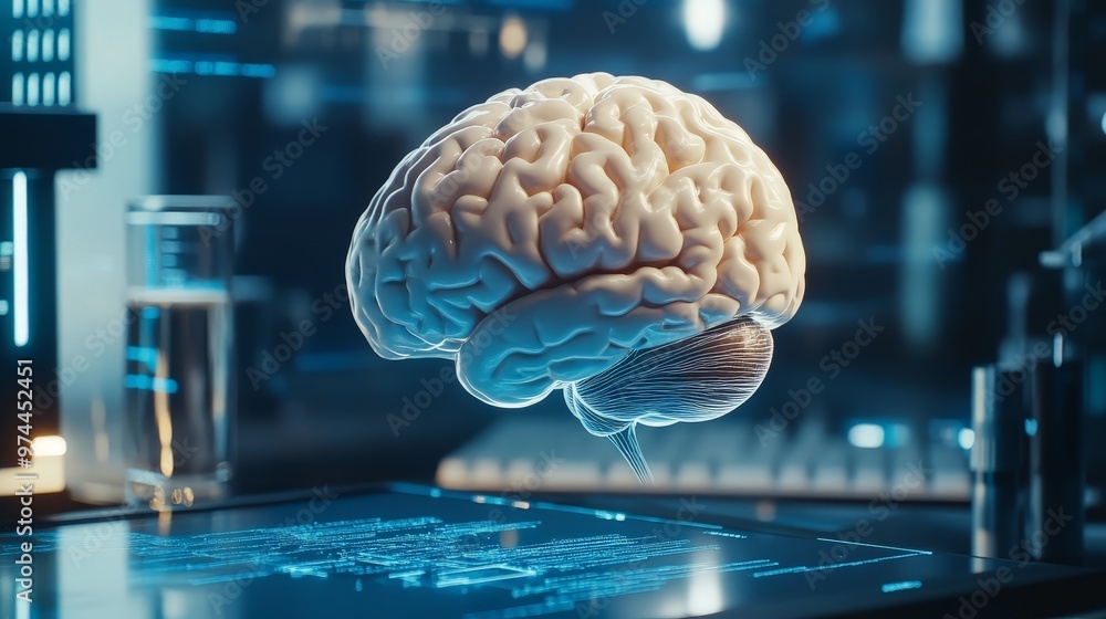 Poster the synergy of ai brain analysis and advanced technology is paving the way for unprecedented discove