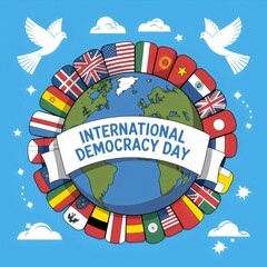 International democracy day poster 