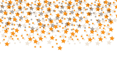 Abstract seamless confetti stars background