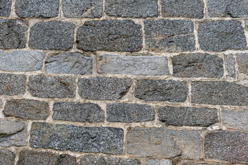 Textured Grey Stone Wall Unique Patterns Surface Design
