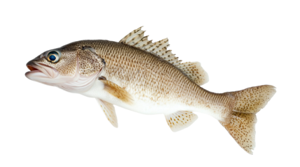 Cod saltwater fish png isolated on transparent background