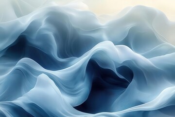 Obraz premium abstract minimalist wallpaper flowing curved lines subtle gradient background monochromatic palette zeninspired brushstrokes negative space