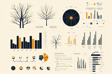Data Visualization with Tree and Chart Elements