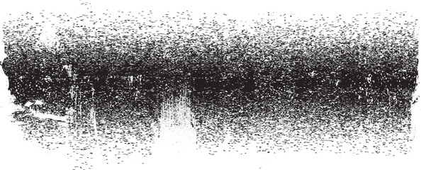 Distress textured banner with noise edges.Vector roller paint. Place overlay, distressed texture over any object to create noise effect .Design element with distressed surface, and noise edges