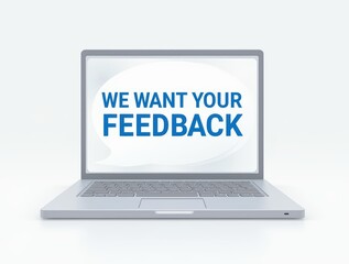 Laptop Screen Requesting User Feedback