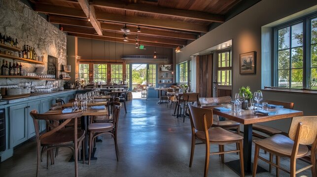 A charming farm-to-table restaurant showcases seasonal dishes made from locally sourced produce, offering a true taste of the region's natural bounty.