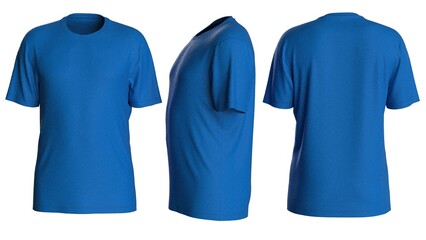 Plain color man t shirt design with isolated background for mockup design with round neck