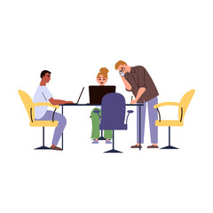 Teamwork illustration