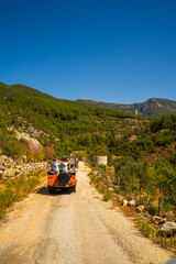 Scenic Off-Road Adventure in Antalya's Mountain Landscape, off the grid concept