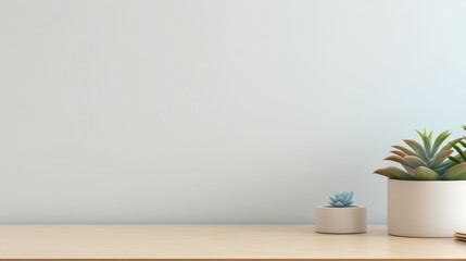 lightwood office table top view
