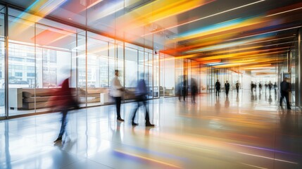 busy background abstract office blur