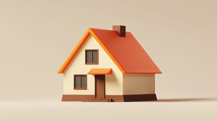 3D House Illustration.