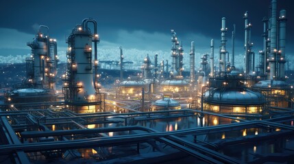 tanks chemical processing plant