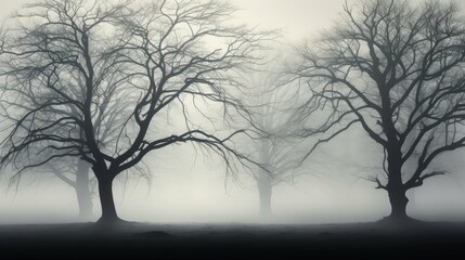 silhouettes background tree