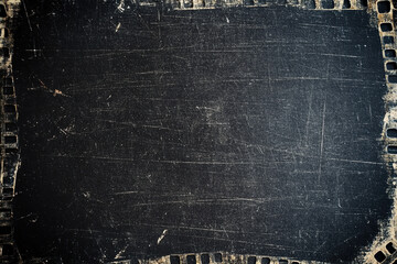 Vintage blackboard with worn edges and scratches, ideal for educational or retro-themed designs, backgrounds, or concept art.