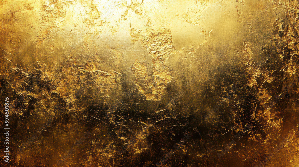 Poster elegant gold textured background with a luxurious and rich metallic finish, perfect for adding a tou