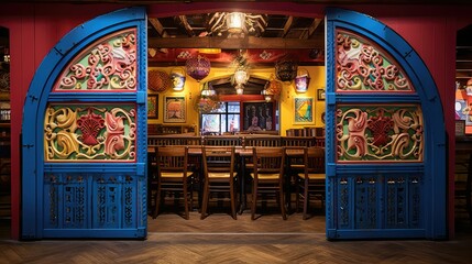 Obraz premium mexican saloon doors