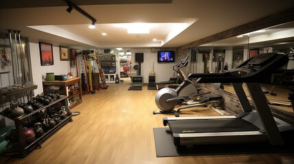 weights basement house