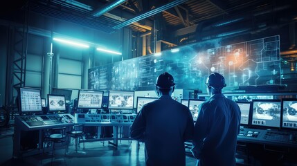 engineers chemical plant