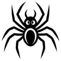 Halloween Spider vector icons on white background